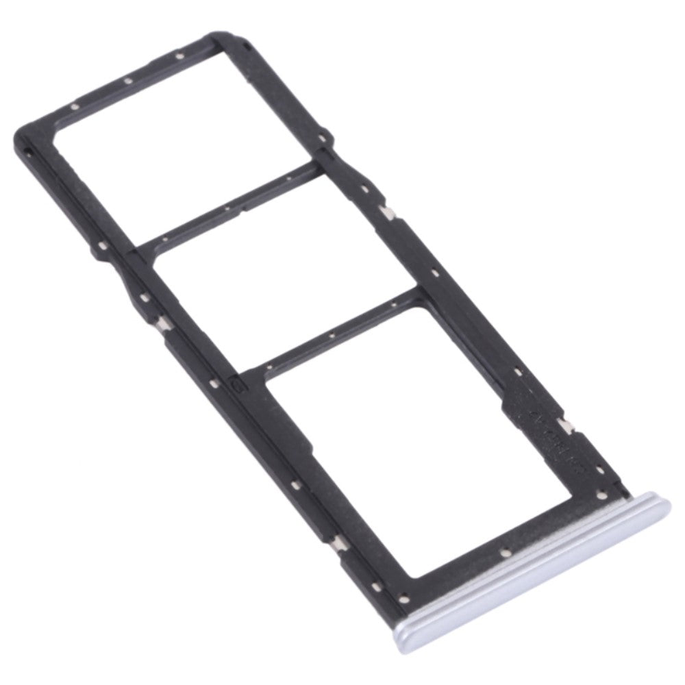SIM Holder Tray Micro SIM / Micro SD Realme 7 Silver