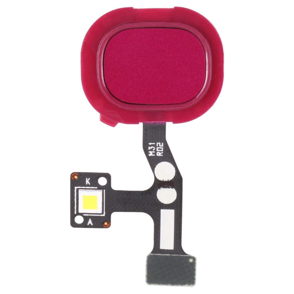 Bouton Home + Flex + Capteur d'empreintes digitales Samsung Galaxy M31 M315 Rouge
