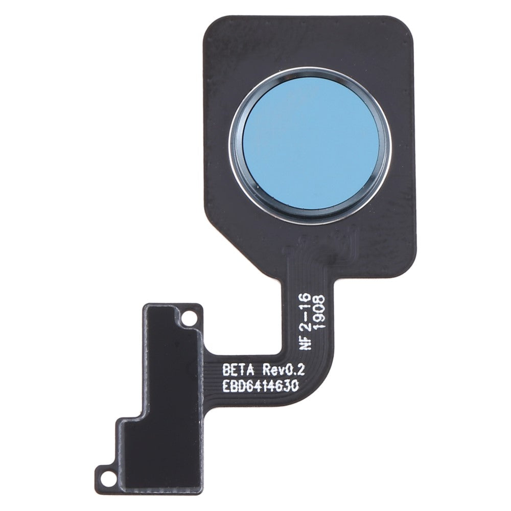 Home Button + Flex + Fingerprint Sensor LG G8S ThinQ LMG810 Light Blue