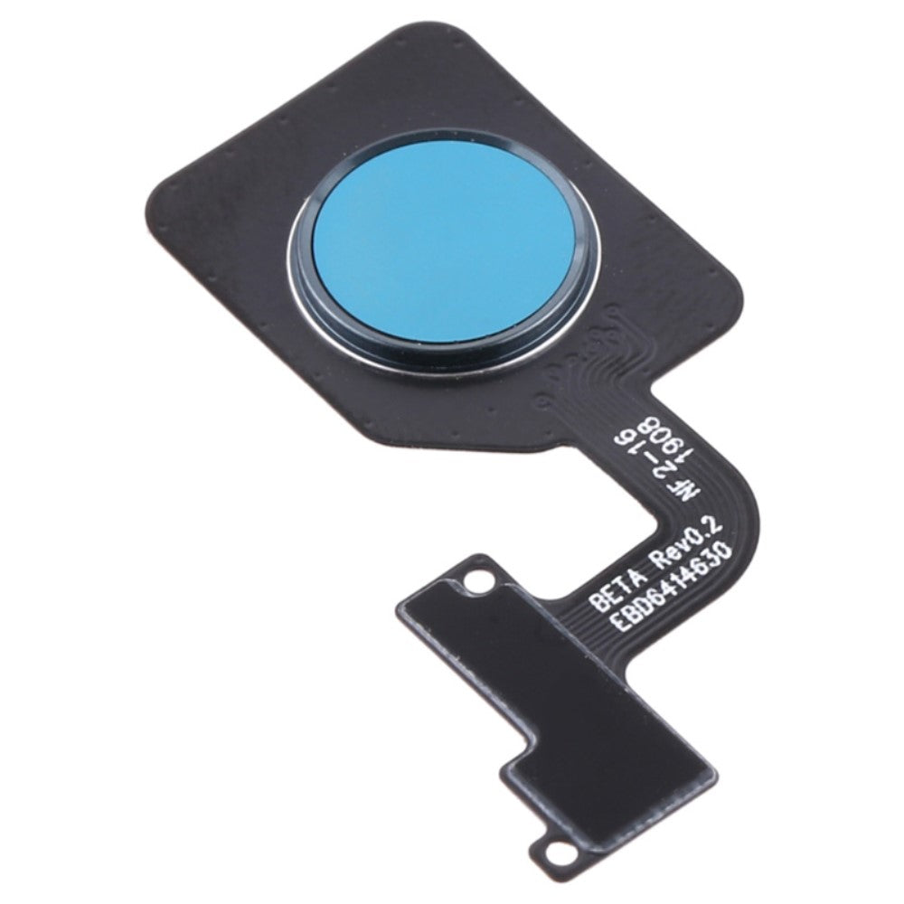 Boton Home + Flex + Sensor Huella LG G8S ThinQ LMG810 Azul Claro