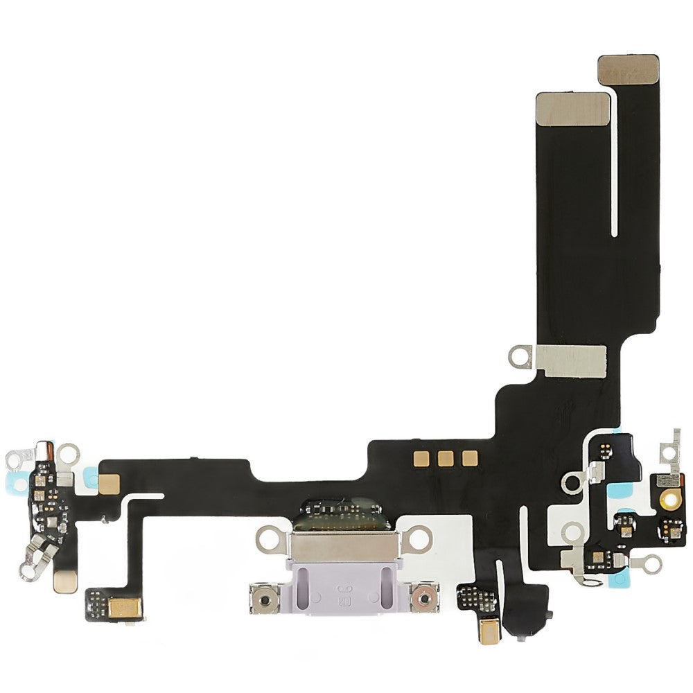 Flex Dock Carga Datos USB Apple iPhone 14 Morado