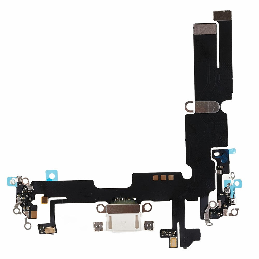 Flex Dock Carga Datos USB iPhone 14 Plus Blanco