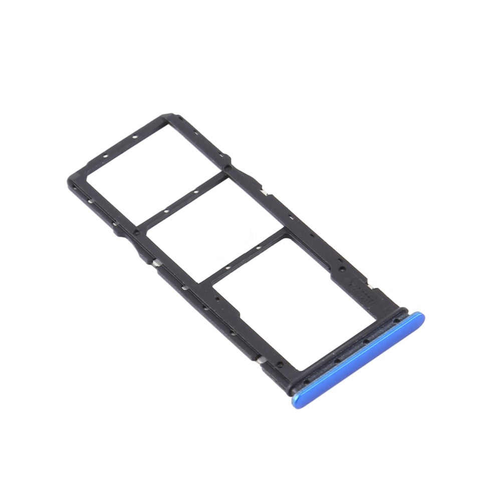 Plateau porte-carte SIM Micro SIM / Micro SD Xiaomi Redmi 9A Bleu