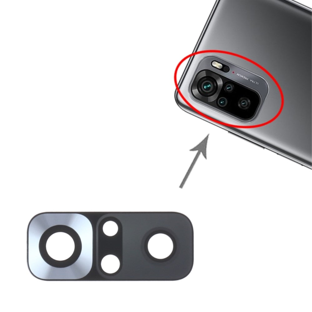 Couvercle d'objectif de caméra arrière Xiaomi Redmi Note 10 4G