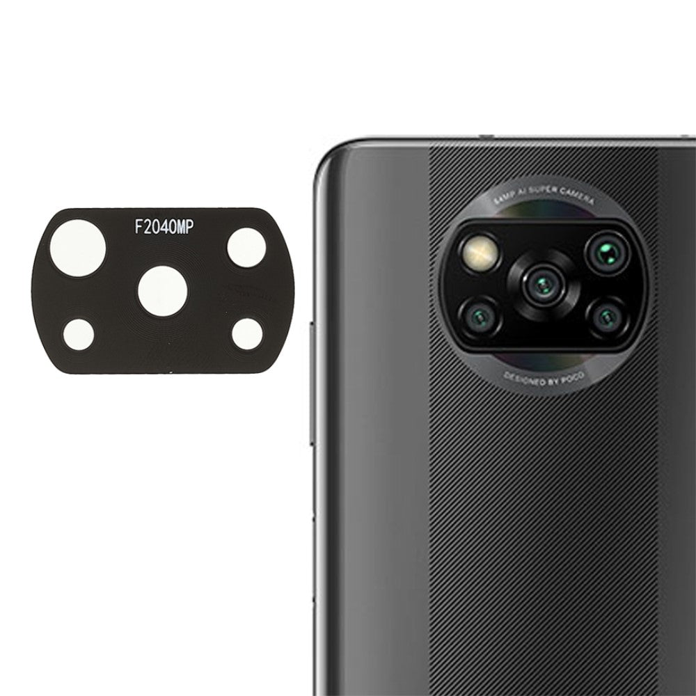 Couvercle d'objectif de caméra arrière Xiaomi Poco X3