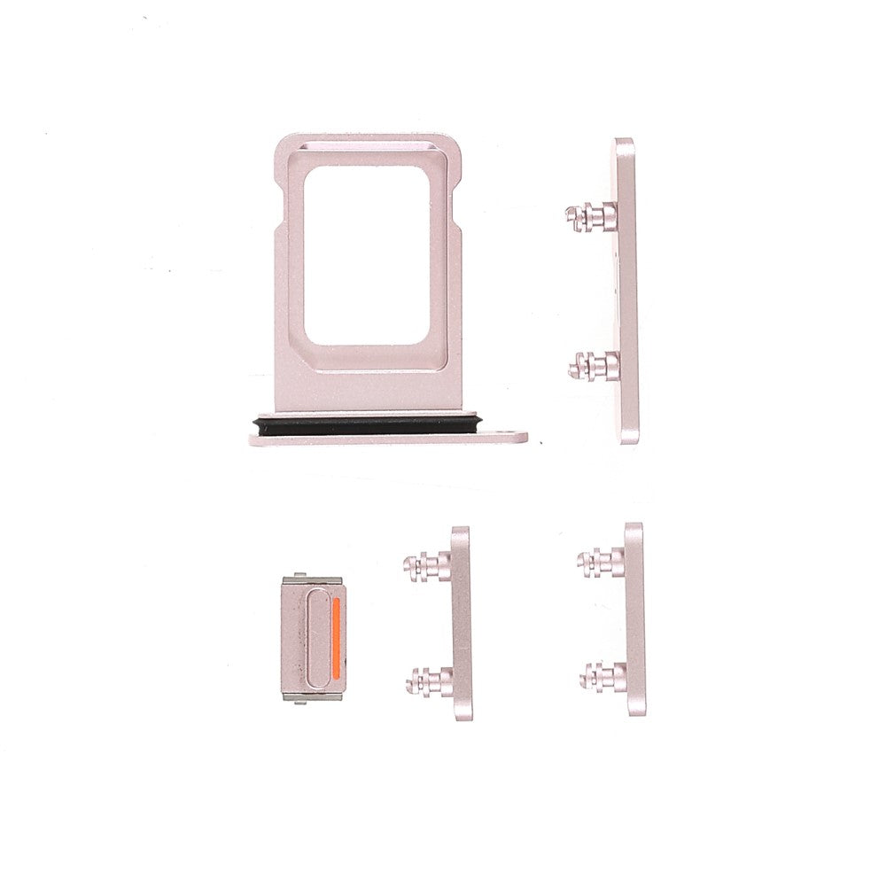 Botones Exteriores Completos + Porta SIM Apple iPhone 13 Rosa