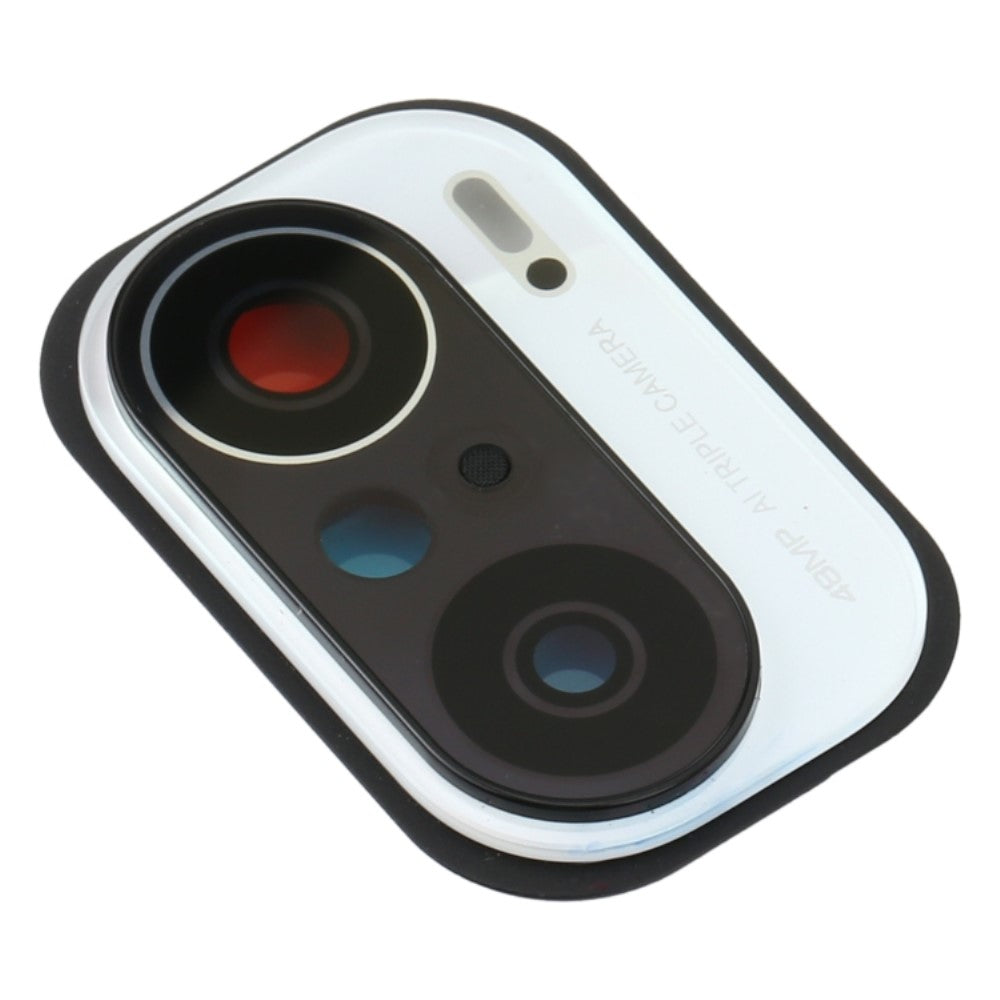 Couvercle d'objectif de caméra arrière Xiaomi Redmi K40 (48MP) M2012K11AC Blanc