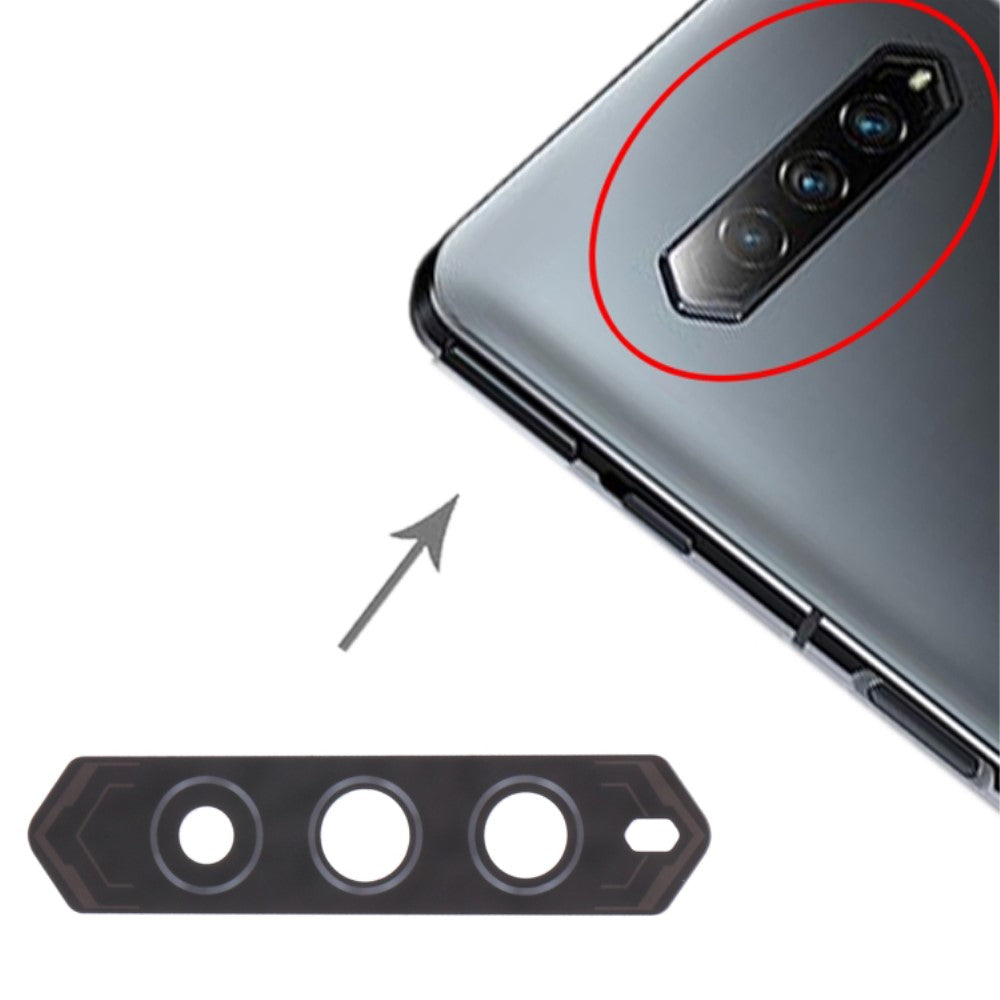 Couvercle d'objectif de caméra arrière Xiaomi Black Shark 4 SHARK PRS-H0