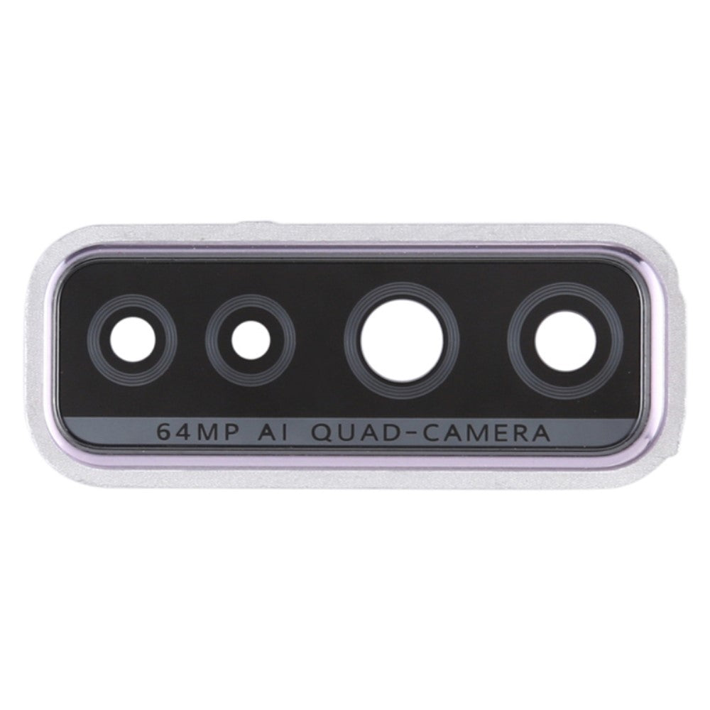 Cache Objectif Caméra Arrière Huawei P40 Lite 5G / Nova 7 SE Argent