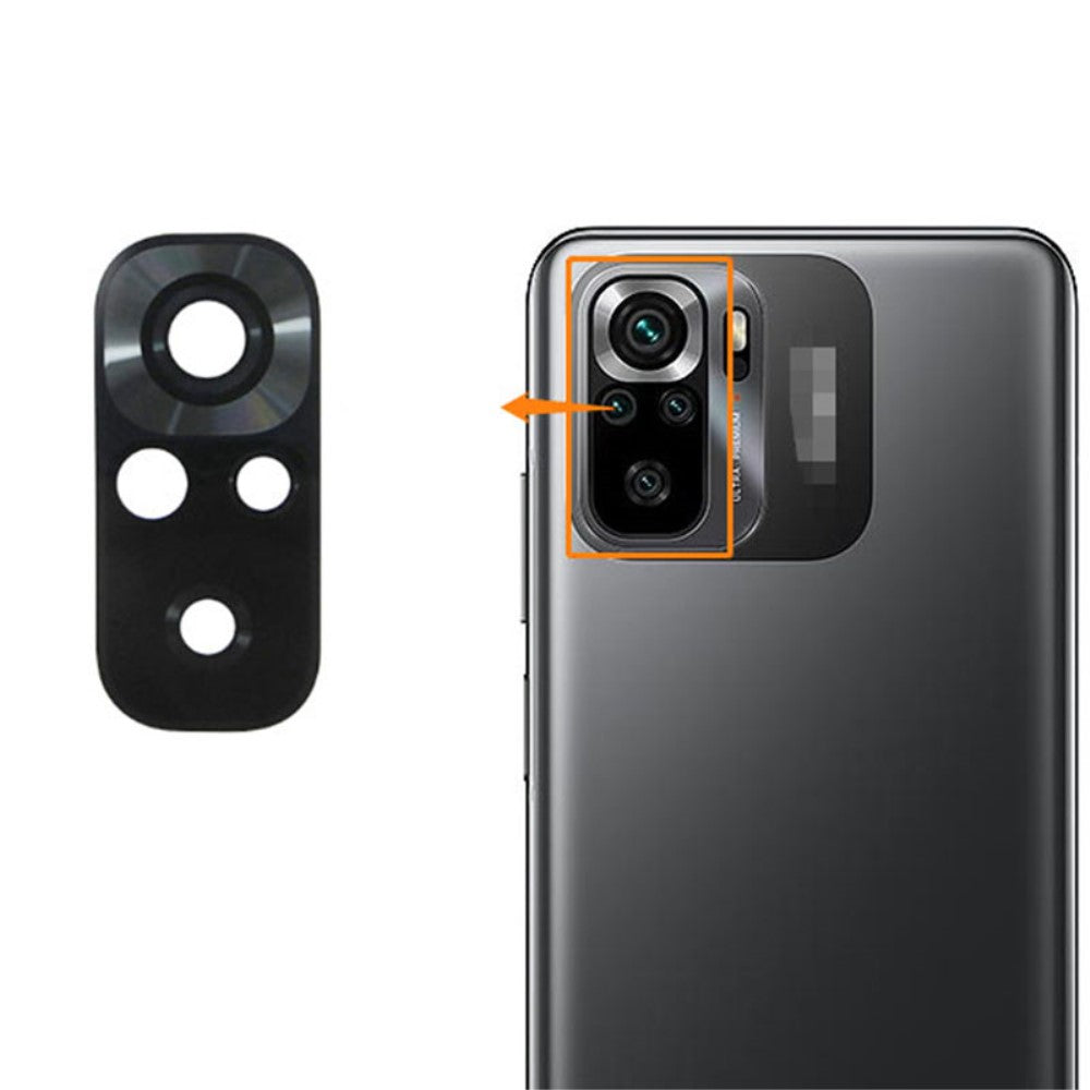 Cache objectif de caméra arrière (verre uniquement) Xiaomi Poco M5s 4G