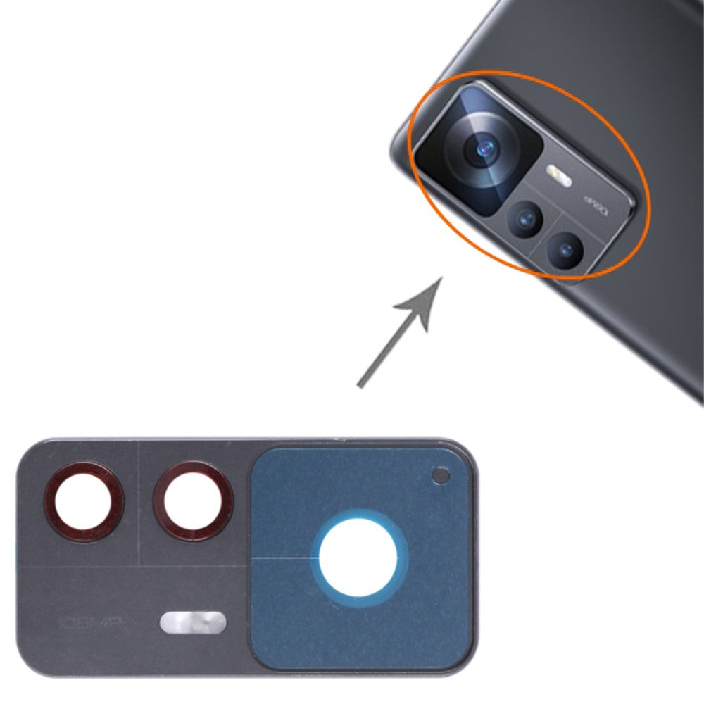 Xiaomi 12T 5G Rear Camera Lens Cover Black