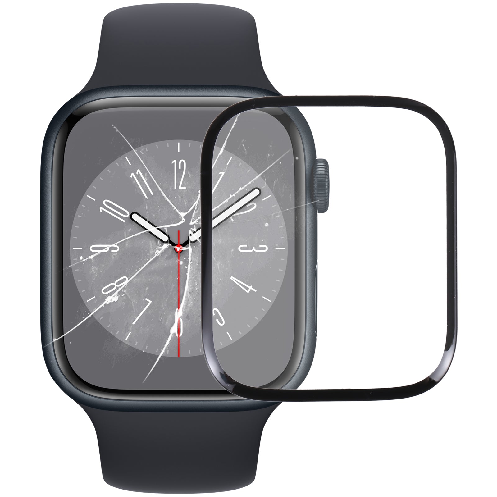 Cristal Exterior Pantalla Frontal Apple Watch Serie 8 41 mm