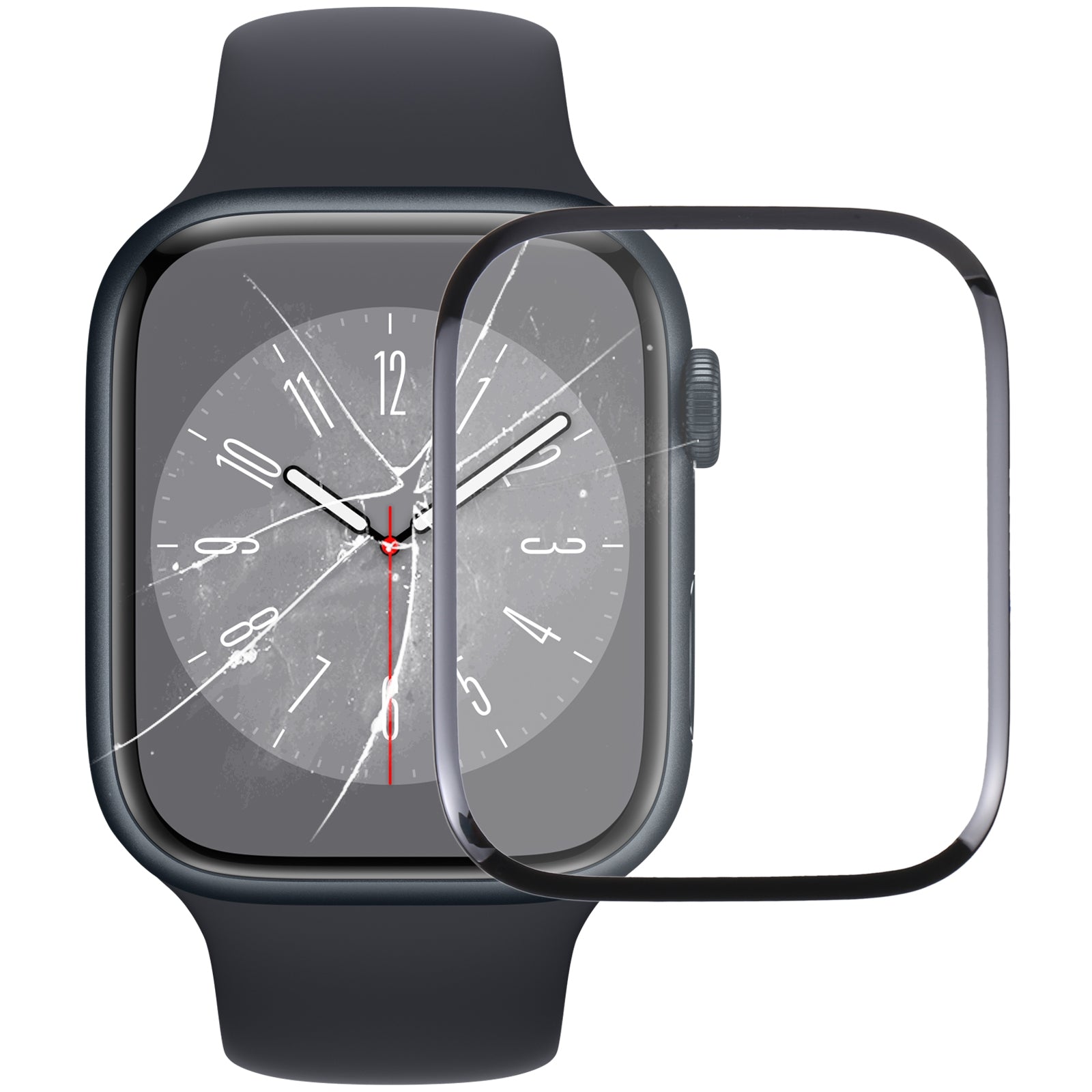 Outer Glass Front Screen Apple Watch Series 8 45 mm