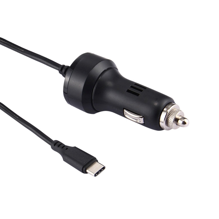 Para Nintendo Switch 2.4A USB-C / Type-C Adaptador de Cargador de coche de Carga de viaje Longitud del Cable: 2 m (Negro)