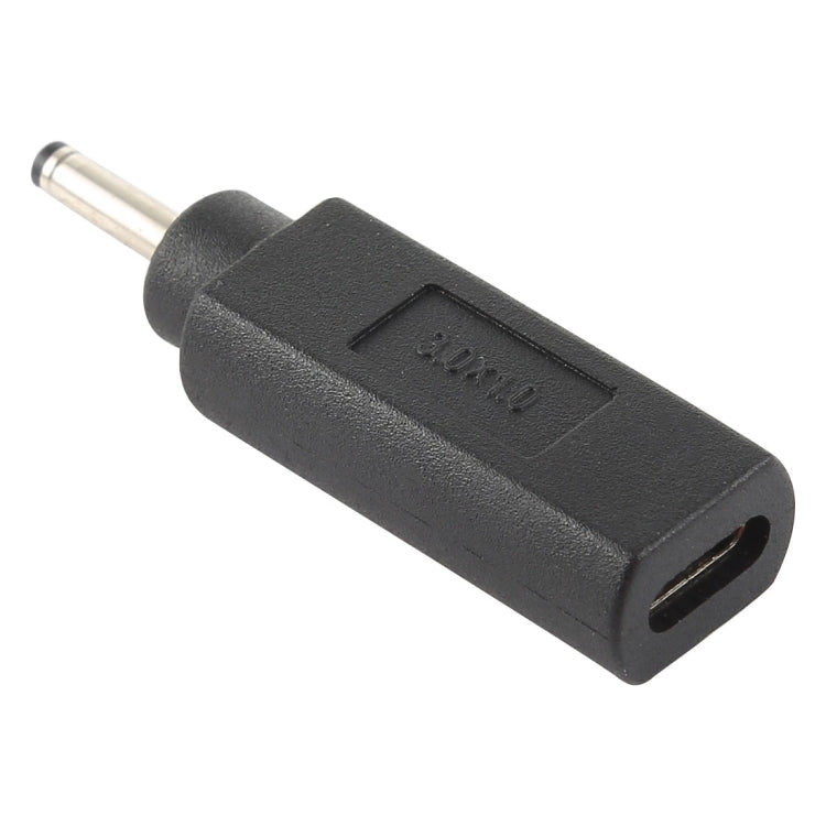 USB-C Type-C Female to 3.0x1.0mm Male Plug Adapter Connector
