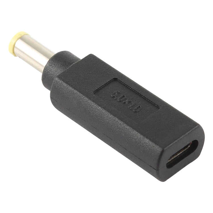 Connecteur d'adaptateur de prise mâle USB-C Type-C à 5.0x1.0mm pour ordinateur portable Samsung