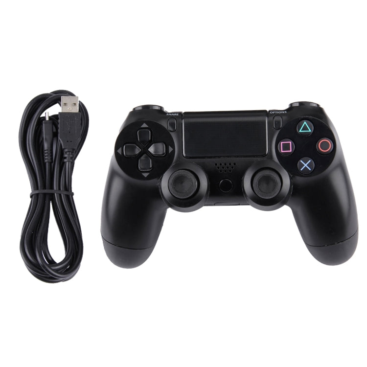 PS4 Computer Tablet Notebook Laptop PC Wired USB Game Controller Gamepad Cable Length: 1.2M (Black)