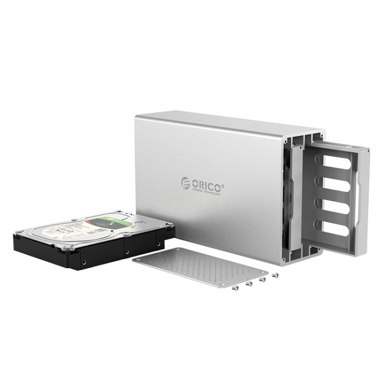 ORICO Honeycomb Series WS200RC3 SATA 3,5 pouces USB 3.1 USB-C / Type-C Boîtier HDD / SSD en alliage d'aluminium à double baie avec capacité de prise en charge Raid Max: 20 To