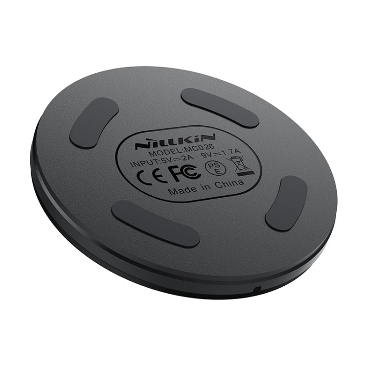 Nillkin MC026 Cargador Inalámbrico de Carga Rápida con botón Portátil (Negro)