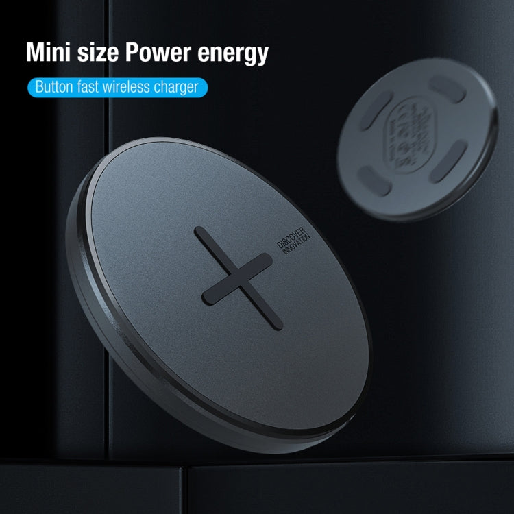 Nillkin MC026 Chargeur sans fil à charge rapide avec bouton portable (Noir)
