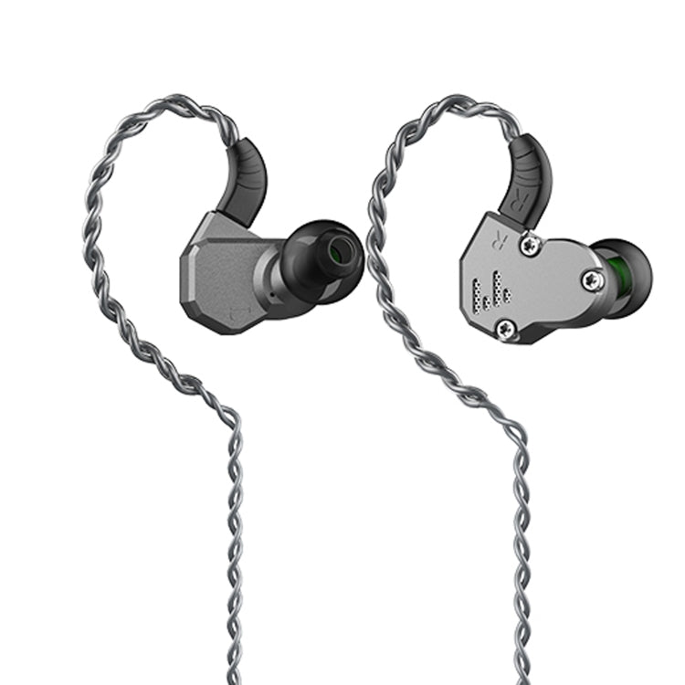 Remax RM-833 Wired Headphone Triple Driver HIFI Metal Length: 1.2m (Grey)
