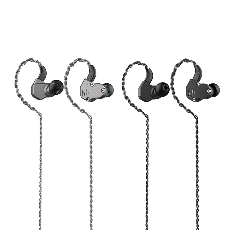 Remax RM-833 Wired Headphone Triple Driver HIFI Metal Length: 1.2m (Grey)