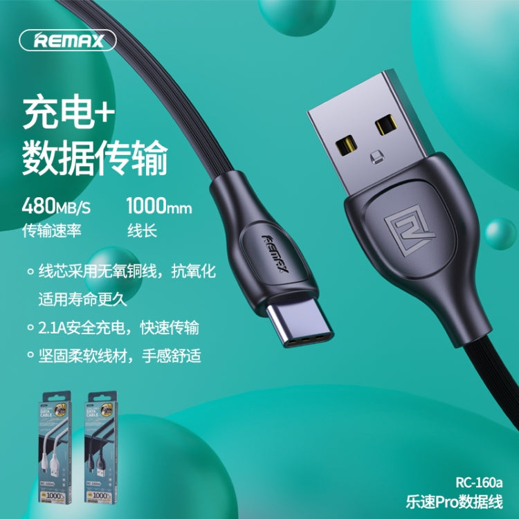 Remax RC-160a 2.1A Type-C / USB-C Série Lesu Pro Câble de données de c