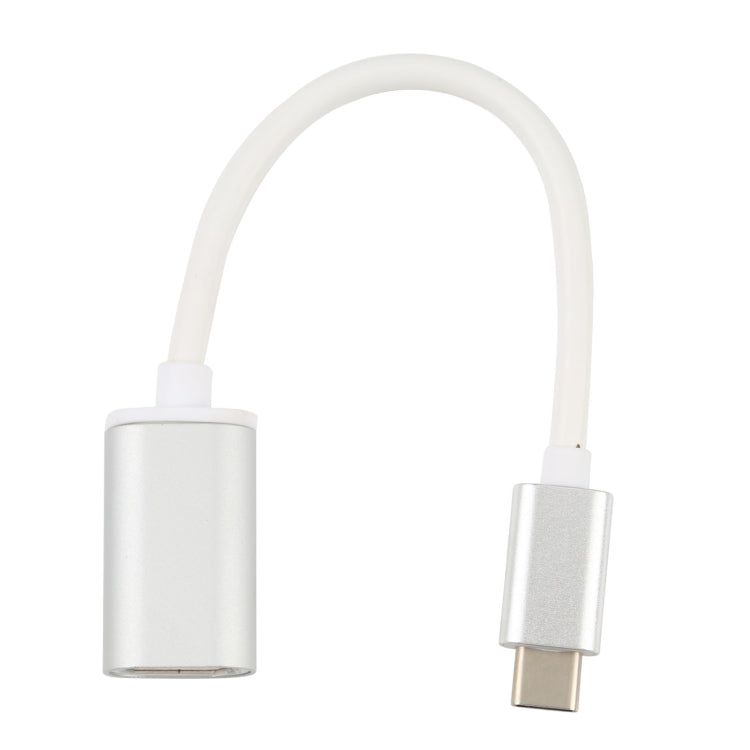 BYL-1802 USB-C 3.1 / Tipo C Macho a USB 2.0 Cable de Adaptador de OTG Hembra (Blanco)