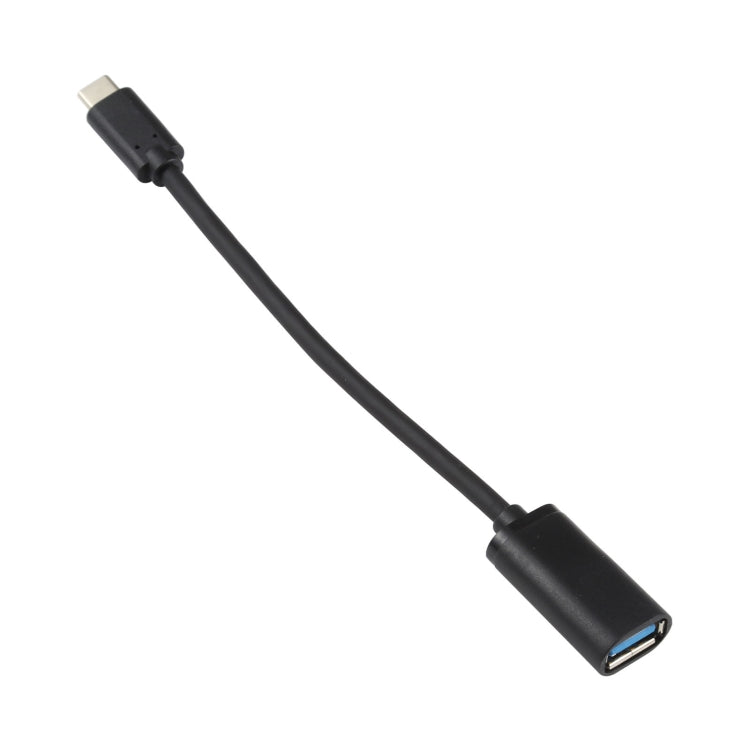 BYL-1803 USB-C 3.1 / Type C Male to USB 3.0 Female OTG Adapter Cable (Black)