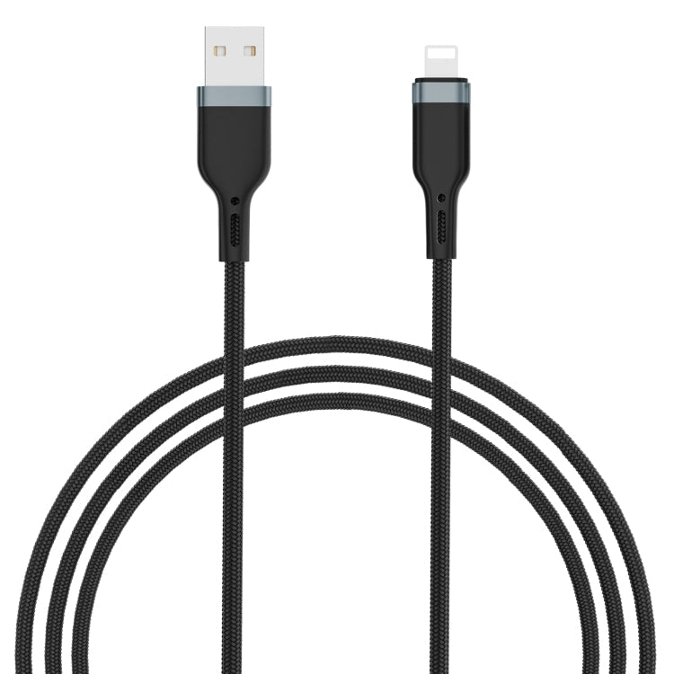 WIWU PT01 USB A 8 PIN Cable de Datos de platino longitud del Cable: 3M (Negro)