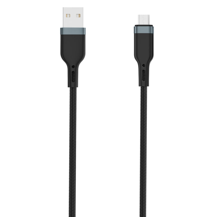 WIWU PT03 USB A Micro USB Platinum Data Cable longitud del Cable: 1.2m (Negro)