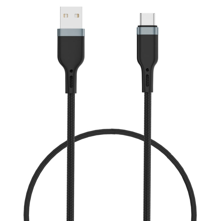 WIWU PT02 USB A USB-C / TYPE-C Platinum Cable de Datos longitud del Cable: 1.2m (Negro)