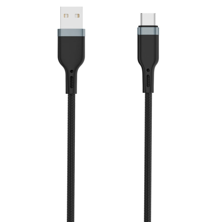 WIWU PT02 USB A USB-C / TYPE-C Platinum Data Cable Cable length: 2m (Black)