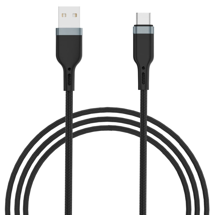 WIWU PT02 USB a USB-C / TYPE-C Platinum Cable de Datos Longitud del Cable: 3M (Negro)