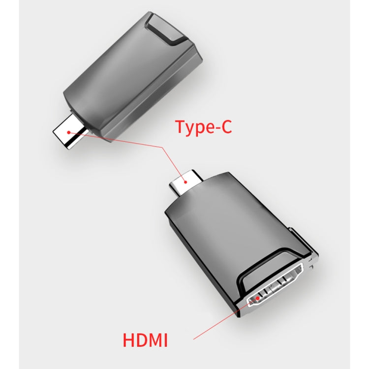 Adaptateur vidéo HDMI HDB-C / TYPE-C vers 4K HDMI
