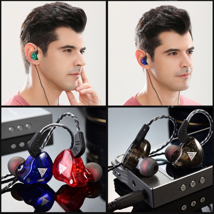 QKZ AK6 3.5mm Auriculares Deportivos de subwoofers en el Oído en la Or