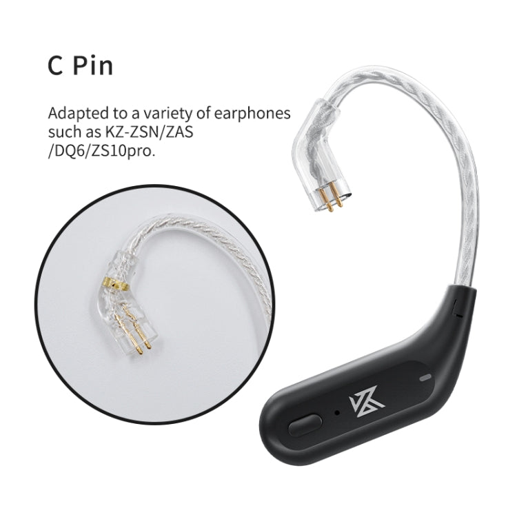 KZ AZ09 Bluetooth Earphone Ear Hook 5.2 Wireless Bluetooth Module Upgrade Cable Style: C