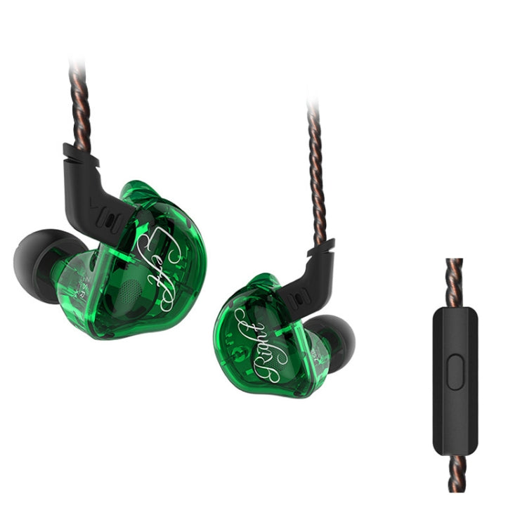 Écouteur filaire Iron In Ear Iron In Ear Version KZ ZSR (Vert)