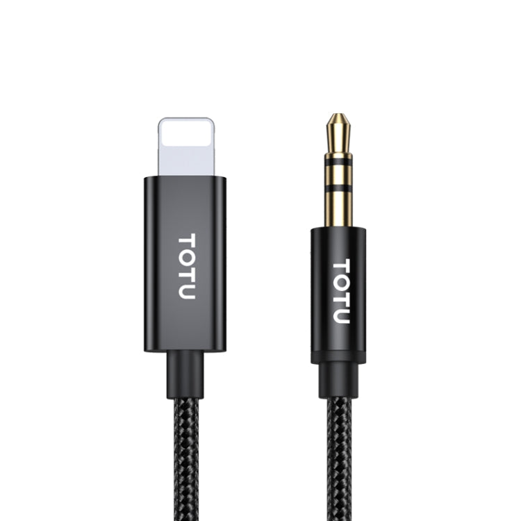 Totudesign EAUC-031 Speedy Series 8 Pin to 3.5mm AUX Audio Cable Length: 1M (Black)
