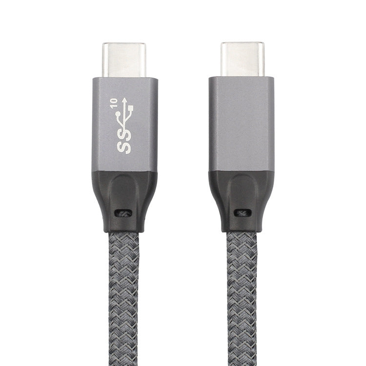 100W USB-C / TYPE-C Macho a USB-C / TYPE-C Cable de Datos de funciones completa Macho con marca E longitud del Cable: 1.5 m