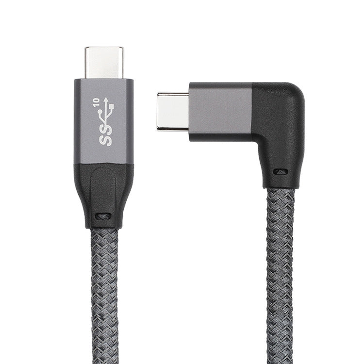 100W USB-C / TYPE-C CODBOW A USB-C / TYPE-C Cable de Datos de función completa con marca E Longitud del Cable: 0.5m