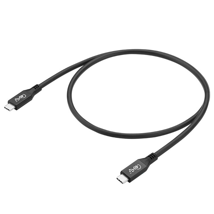 Câble de données complet 100 W USB-C/TYPE-C 4.0 mâle vers USB-C/Type-C 4.0 mâle pour Thunderbolt 3 Longueur du câble : 1 m