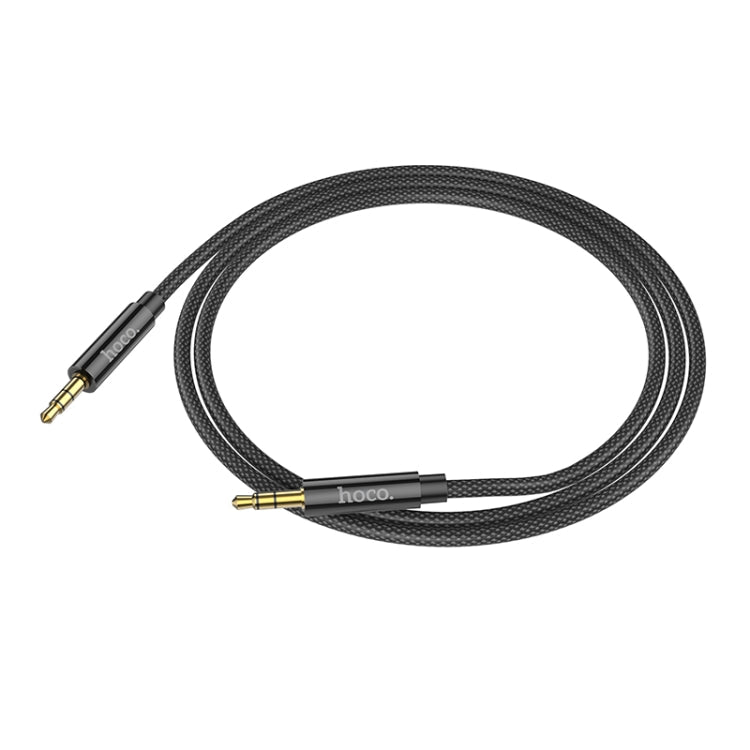 Hoco UPA19 DC Câble audio AUX 3,5 mm vers 3,5 mm Longueur : 1 m (Argent)