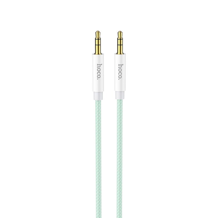 Hoco UPA19 DC 3.5mm to 3.5mm AUX Audio Cable Length: 2m (Green)