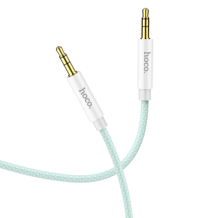 Hoco UPA19 DC Câble audio AUX 3,5 mm vers 3,5 mm Longueur : 2 m (Vert)