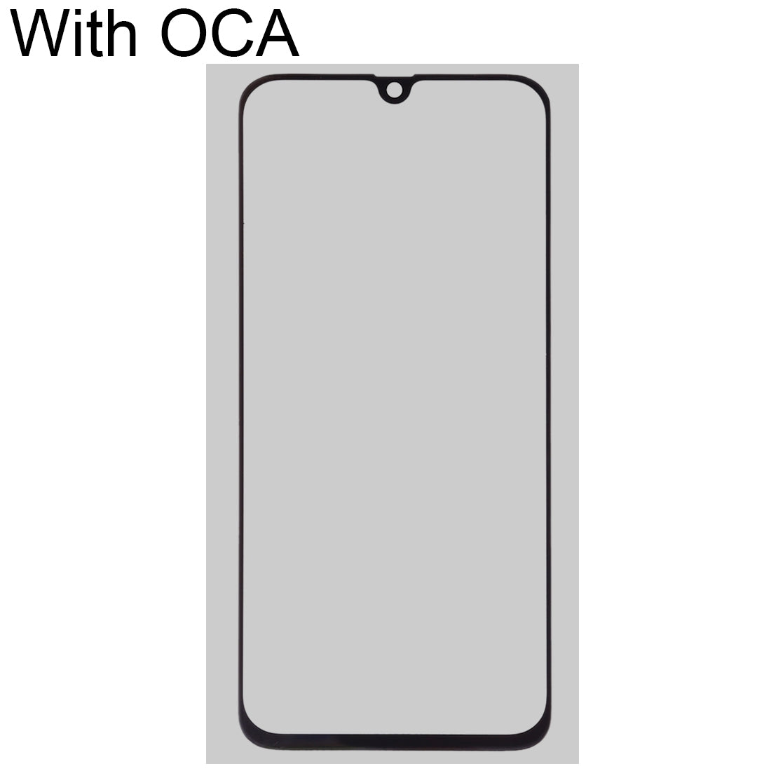 Front Screen Glass + OCA Adhesive Samsung Galaxy A40