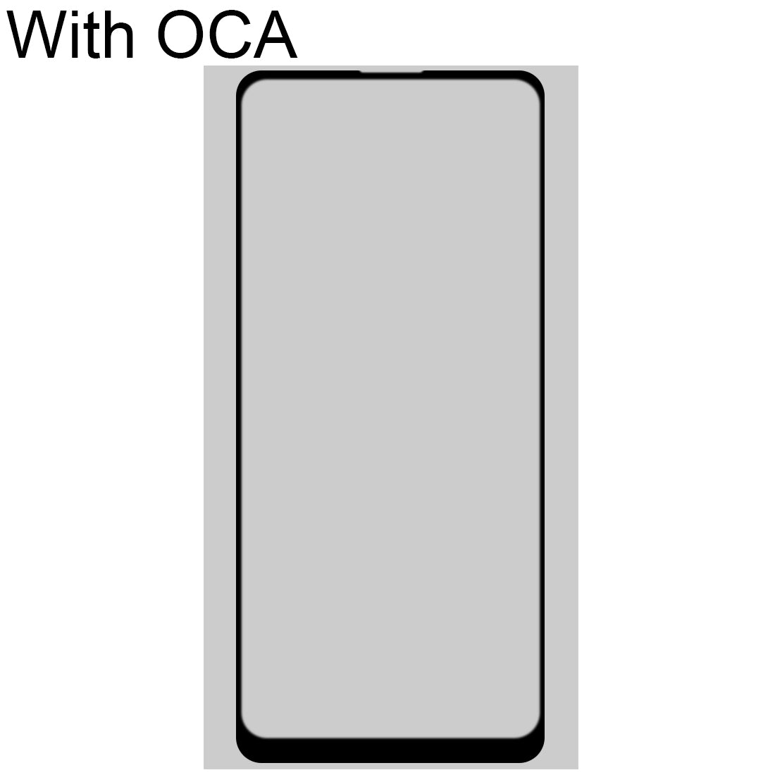Front Screen Glass + OCA Adhesive Samsung Galaxy A11