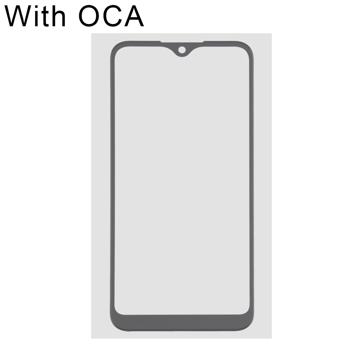 Front Screen Glass + OCA Adhesive Samsung Galaxy A21