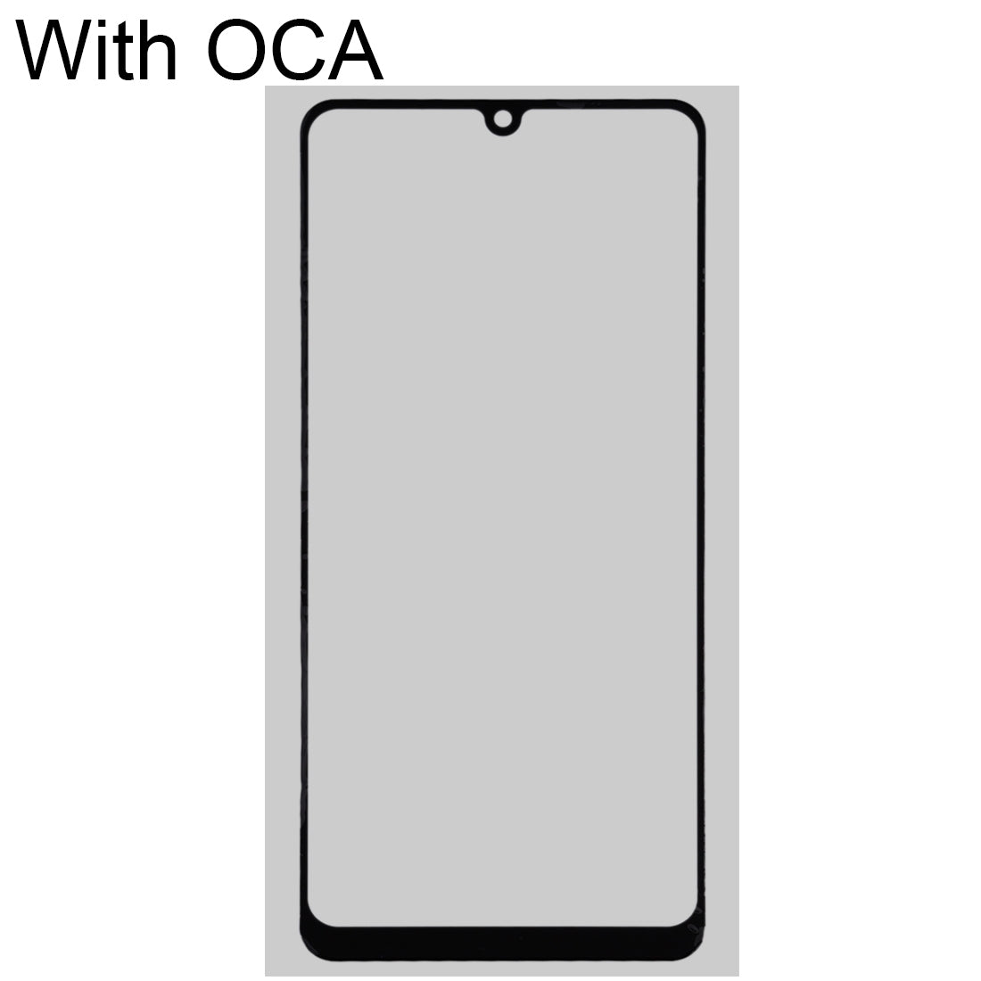 Front Screen Glass + OCA Adhesive Samsung Galaxy A31