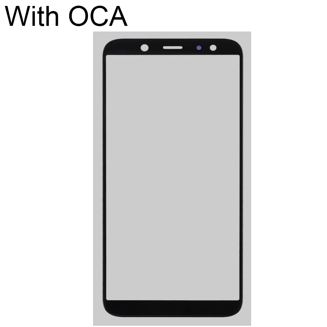 Front Screen Glass + OCA Adhesive Samsung Galaxy A6 (2018) / A600